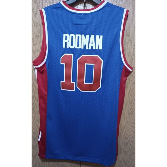 Dennis Rodman (Adidas)-(Pistons)-(Jersey)-(Blue/Red)-(Size:XL)-(New Cond.)-$85 - Picture 5 of 12